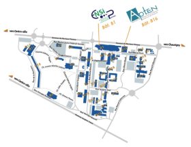 Plan du Campus Zone B